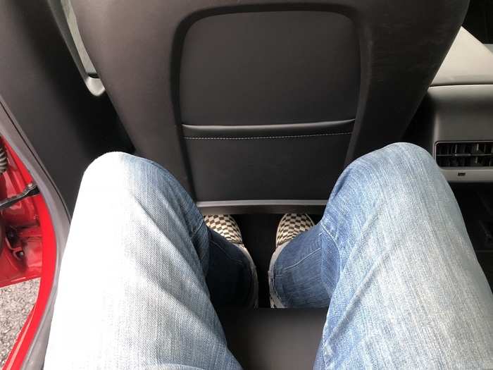 Legroom is reasonable. I