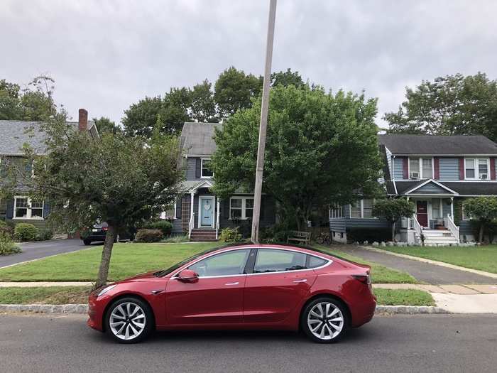 The Model 3 is a sharp set of wheels, designed by Tesla