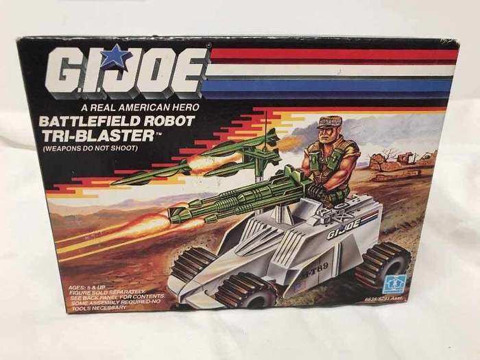 1989 Vintage Hasbro G.I. Joe Battlefield Tri-Blaster