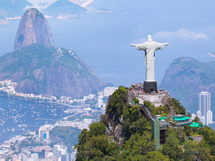 ... and then the ship will head south, stopping in ports that include San Juan, Puerto Rico, Rio de Janeiro, Brazil, and Buenos Aires, Argentina.