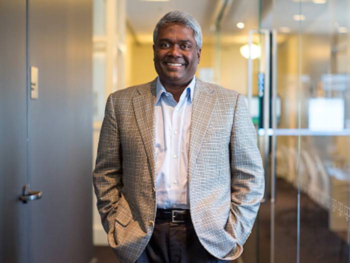 Kurian has an identical twin brother named George. The twin brothers have both become high-powered Silicon Valley execs: George is CEO of the $5.5 billion storage company, NetApp.