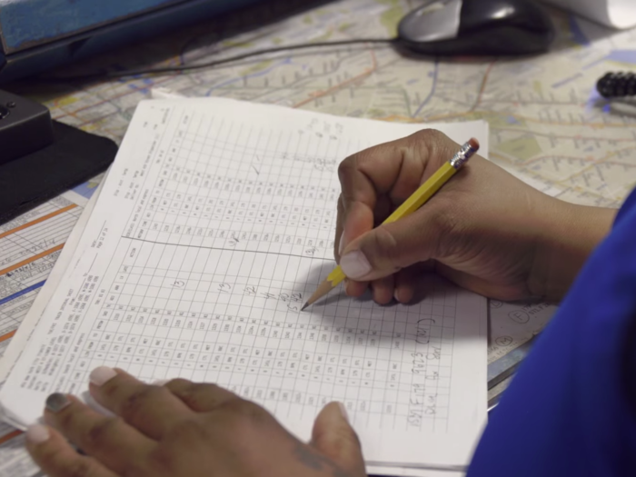 Even schedules and train statistics are tracked by hand.