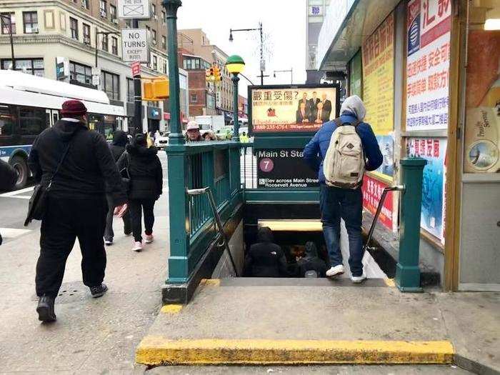 From standing on the street corner, it’d be hard to tell you’re more than 8 miles from Times Square. Most of my trip will be above ground, but we’re starting underground.