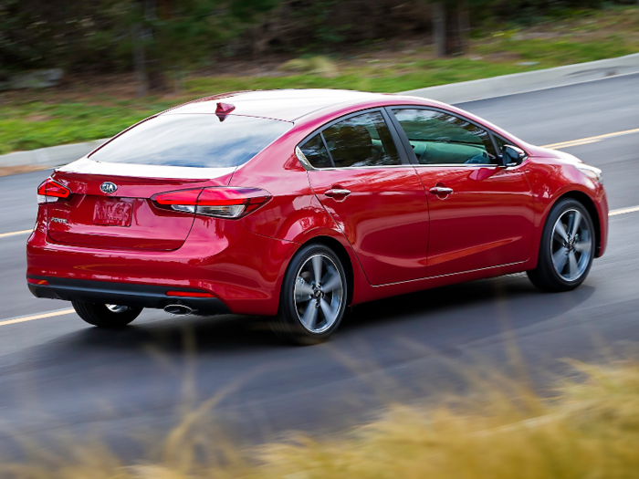 The 2018 Forte is one of the safest cars available, according to the Insurance Institute for Highway Safety.