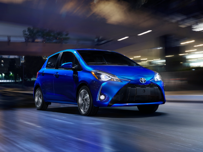 The 2018 Yaris has improved exterior styling, according to JD Power.