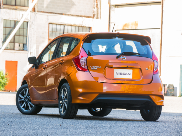 JD Power says the 2018 Versa Note offers an impressive amount of cargo space.