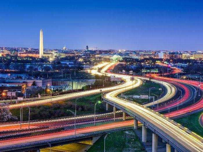 46. Washington, D.C.: $1,827.