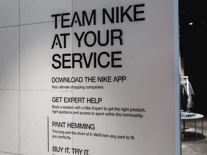 Nike calls its employees who work in the store Team Nike.