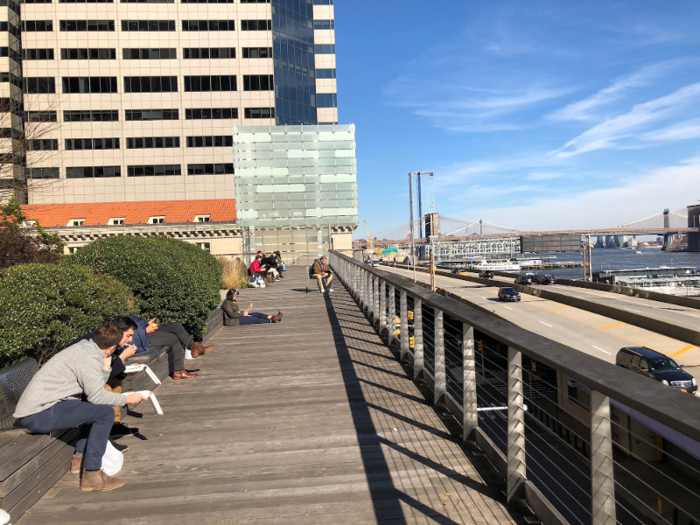 I could understand why. I stayed at the Elevated Acre for about 45 minutes, and there were never more than about 20 people there at a time.