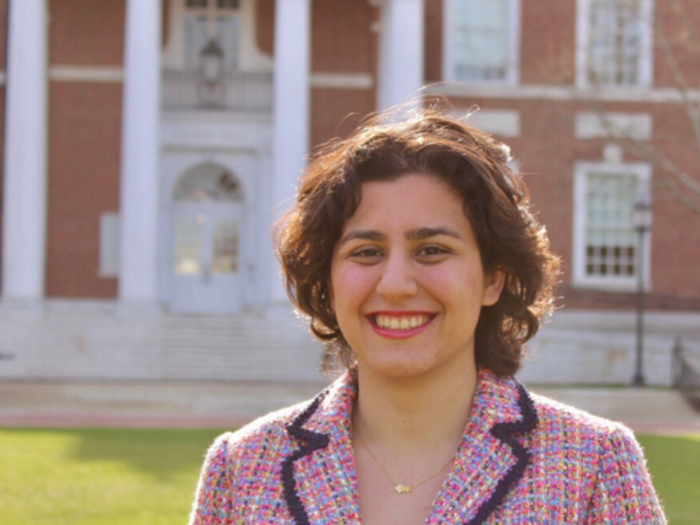 Alaleh Azhir, biomedical engineering, computer science, applied mathematics and statistics senior at Johns Hopkins University