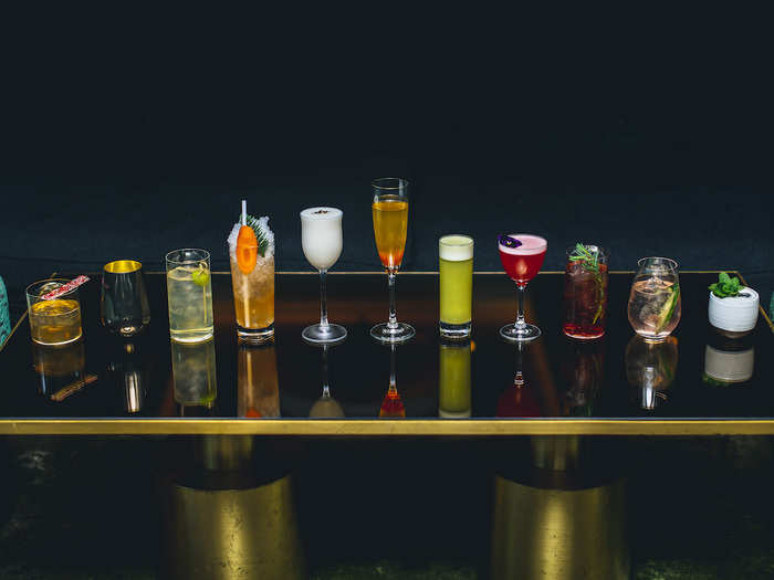 Here are all of the cocktails available on the "Modern Life of Plants" menu, which will be replaced by a new concept in 2019.