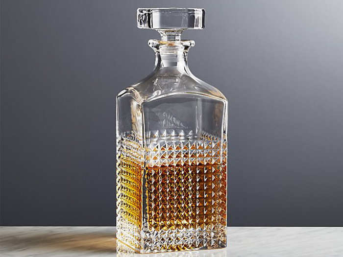 A sophisticated decanter