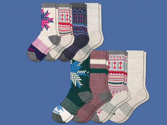 Mother-Kid Holiday Sock 8-Pack