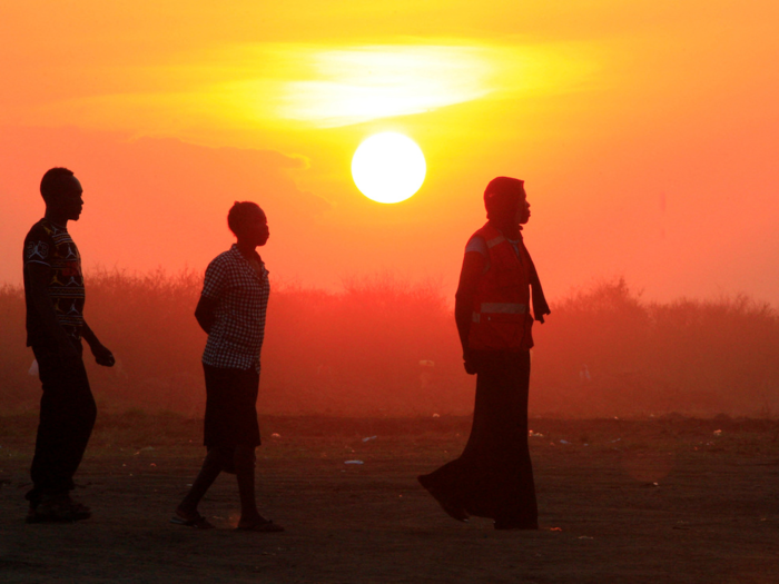 Sudan: 82.2 degrees Fahrenheit (27.9 degrees Celsius)