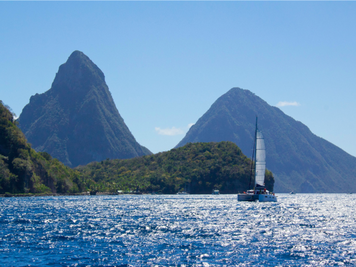 Saint Lucia: 81.5 degrees Fahrenheit (27.5 degrees Celsius)