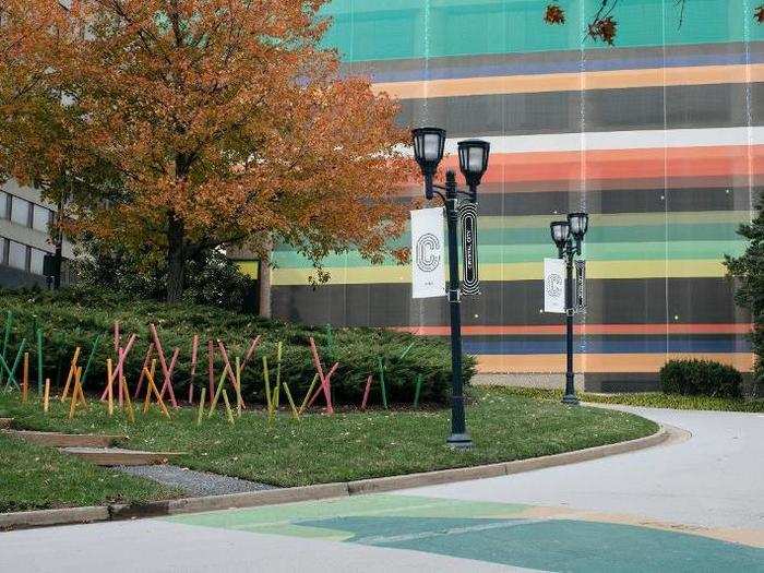 Over the years, multiple artists have created artwork for Crystal City to make its largely concrete buildings feel more welcoming.