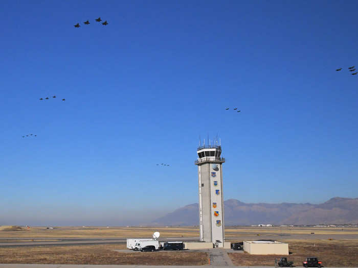 The two F-35 fighter wings at Hill Air Force Base in Utah are the only combat-ready F-35 units in service for the Air Force.