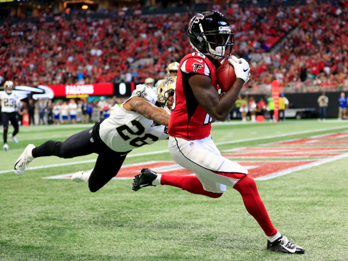 Falcons @ Saints: Longest TD Under 55.5 yards