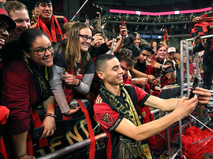 5: Atlanta United and Paraguay midfielder Miguel Almirón — 7.75.