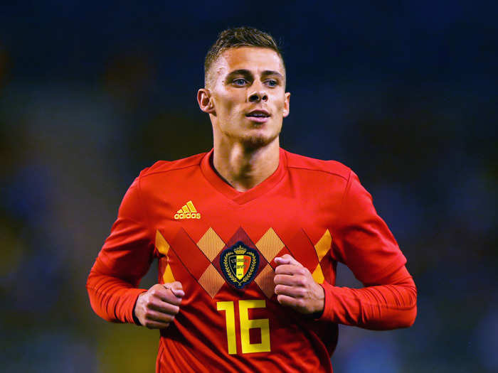 17: Borussia Mönchengladbach and Belgium winger Thorgan Hazard — 7.57.