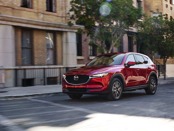 8. 2018 Mazda CX-5: $215 a month/36 months and $2,489 due at signing—$25,125 (MSRP).