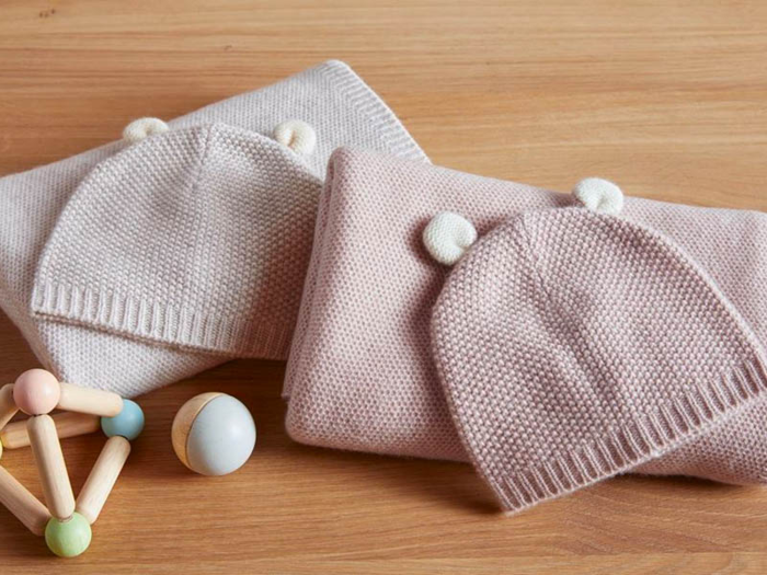 Cashmere baby accessories