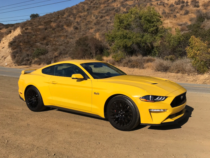 The GT starts at about $35,000, but my options-packed test car was closer to $50,000.  The yellow paint job definitely stood out, even in LA, land of flamboyant automobiles.