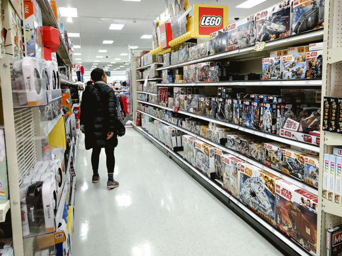 If anything, Tyler said that Target was less crowded than it was on an average day of shopping.