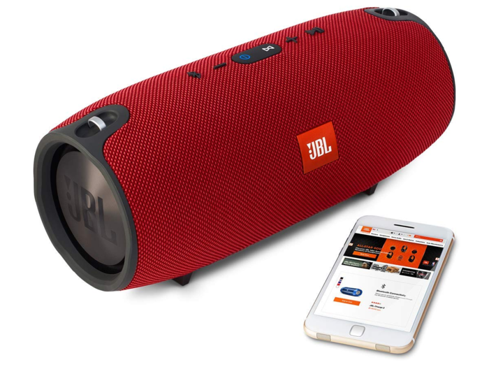 A much louder, but less portable and waterproof JBL speaker