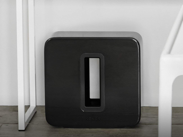 A slim and sleek but loud subwoofer system