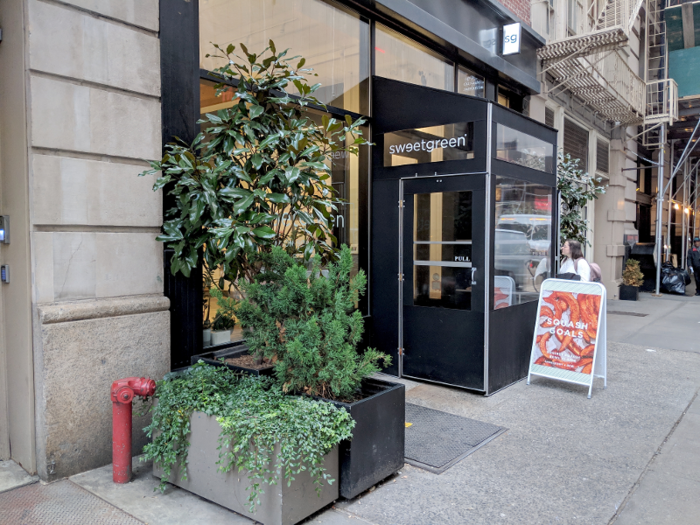 On her way home from SoulCycle, Eisen passes a Sweetgreen and a Whole Foods, so she usually grabs either a salad with tofu or salmon with cauliflower rice for dinner.