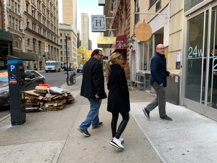 Eisen typically heads back to the office for meetings in the afternoon, but one day in mid-November, she accompanied the company