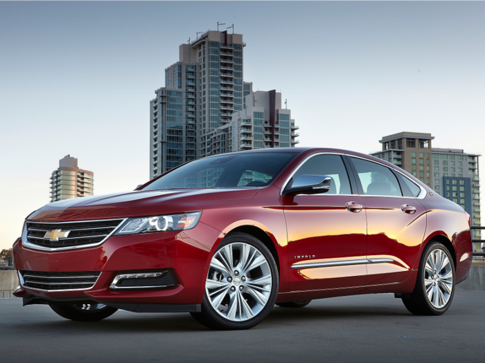 4. Chevrolet Impala: Production ends June 1, 2019. The company sold 43,952 through September.