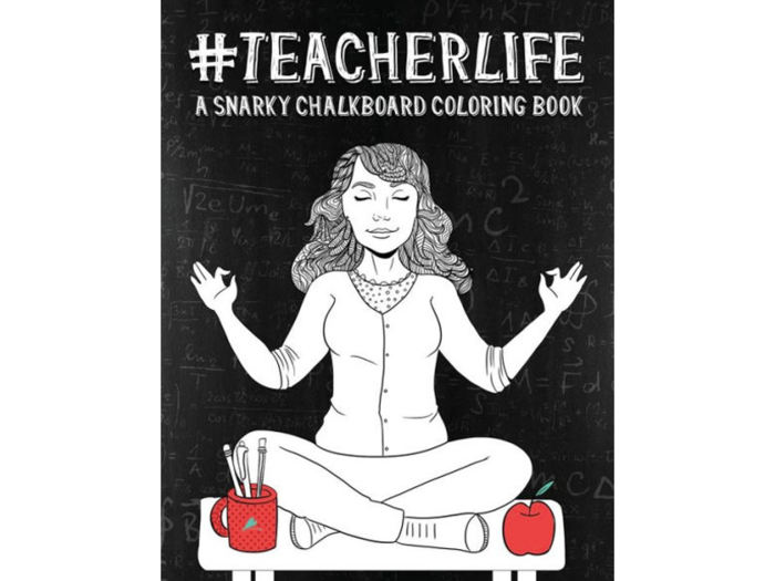 A coloring book full of phrases your teacher can relate all too well to