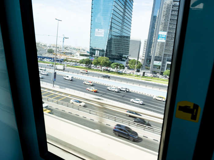 For a New Yorker, even 30 miles per hour feels very zippy on a metro train. The skyscrapers blow past as you ride.