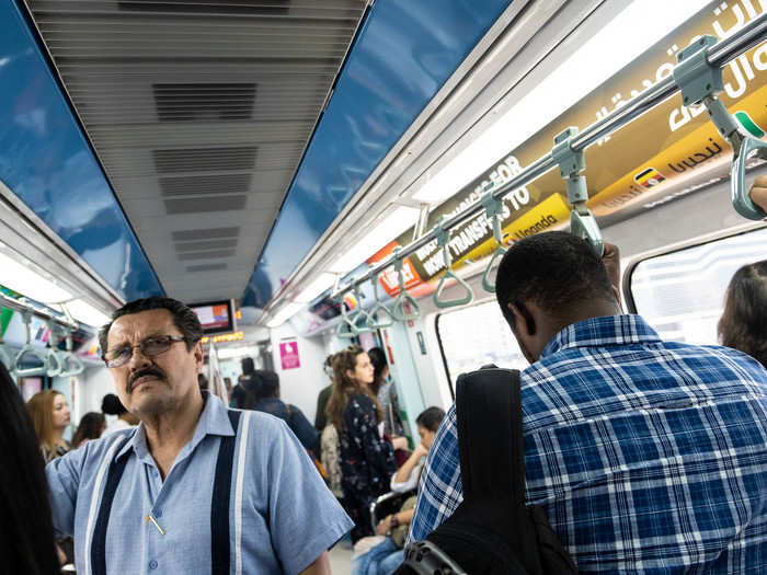 At least on the trains I rode, the women and children