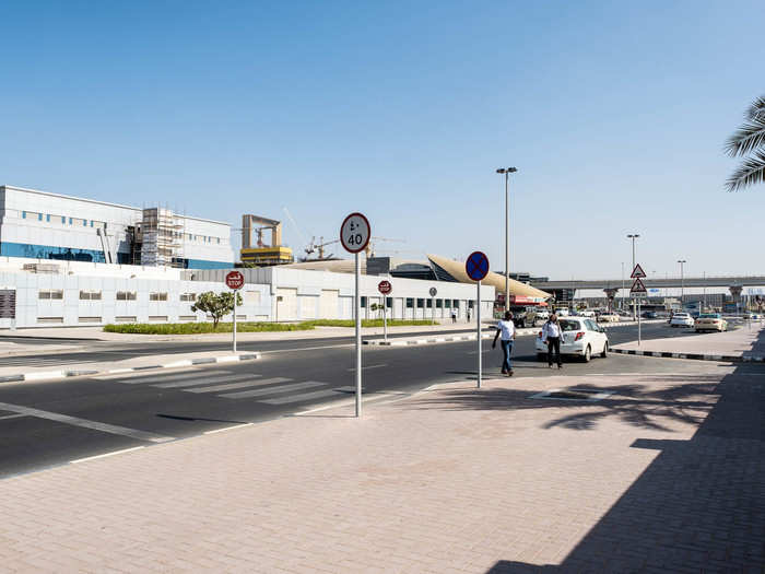 I decided to ride the metro while staying in the Al Jafiliya district. The Red Line station was a quick two blocks from my hotel. At 32.4 miles and 29 stations, it