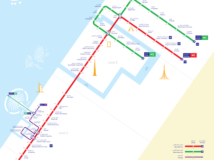 Dubai began construction on its metro in 2005. Just four years later, it opened. At the time, it was the largest automated rail system in the world. It