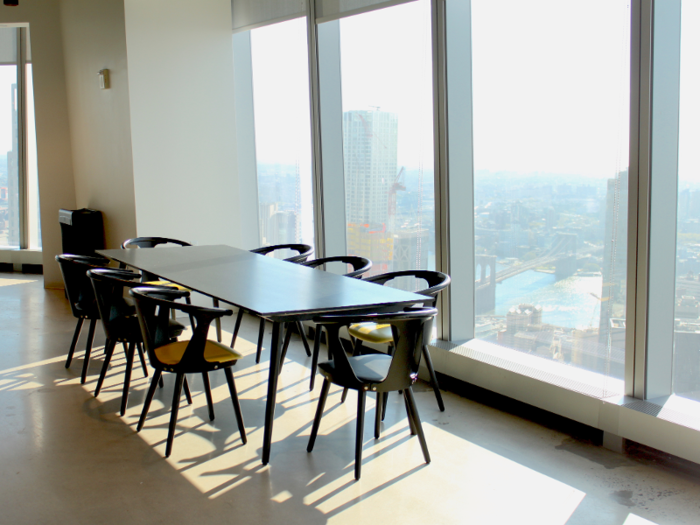 The views of the Brooklyn Bridge from this room were incredible.