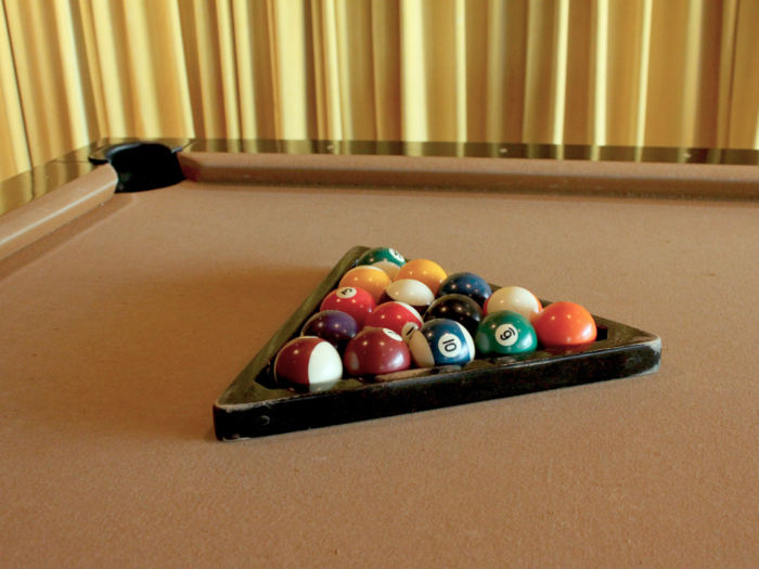 ... and a billiards table.