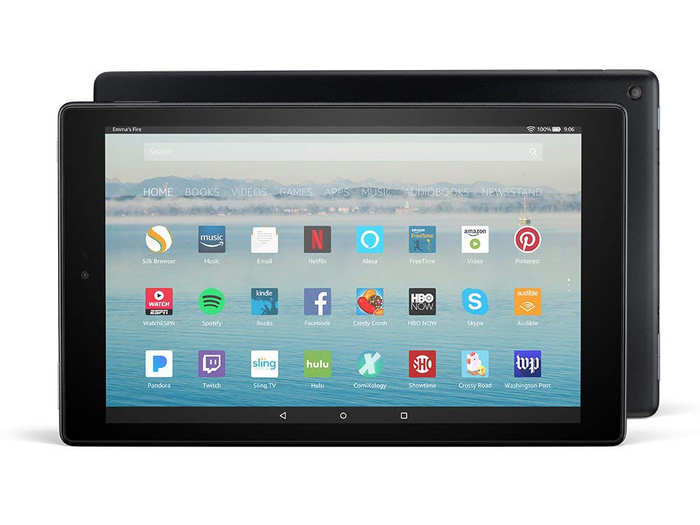 A tablet for entertainment on the go