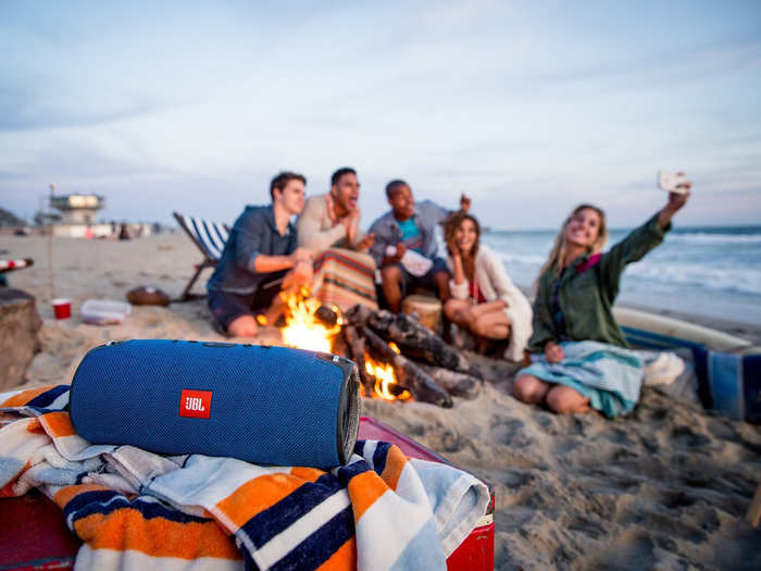 A water-resistant Bluetooth speaker