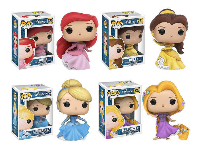  A set of Disney princesses for the fairy-tale lovers 