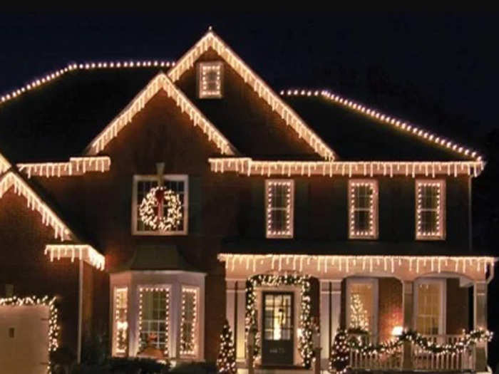 Icicle lights to hang all winter long