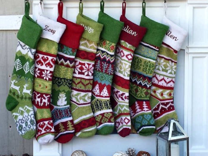 The best knit Christmas stocking