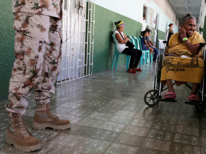 The crew began screening patients in Riohacha, Colombia on November 24, two days before the official opening of its shore-based facility at a local high school.