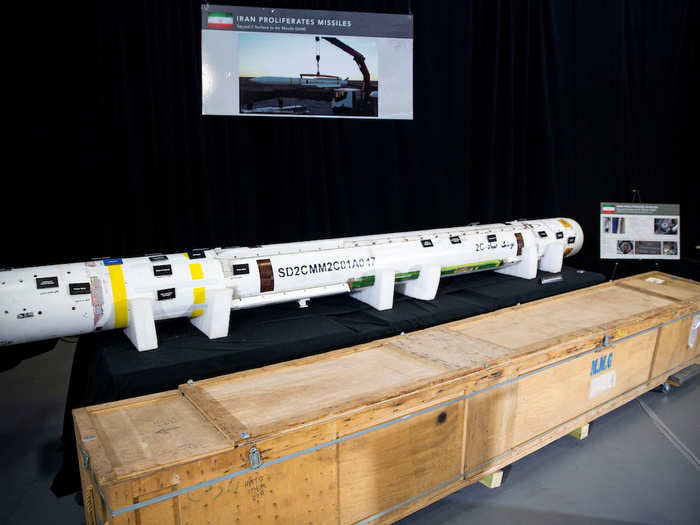 Sayyad-2 surface-to-air missile.