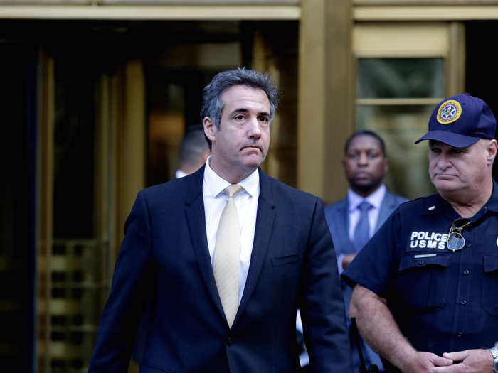 Cohen on Thursday pleaded guilty to lying to Congress about his involvement in the Trump Tower plan. The president