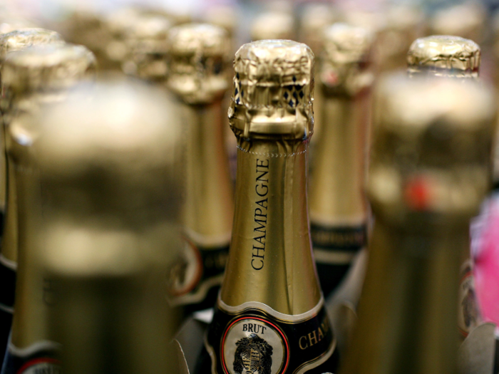 Hit up the champagne section.