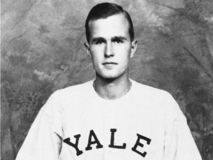 Following his military service and marriage to Barbara, Bush studied economics at Yale University and was captain of the school